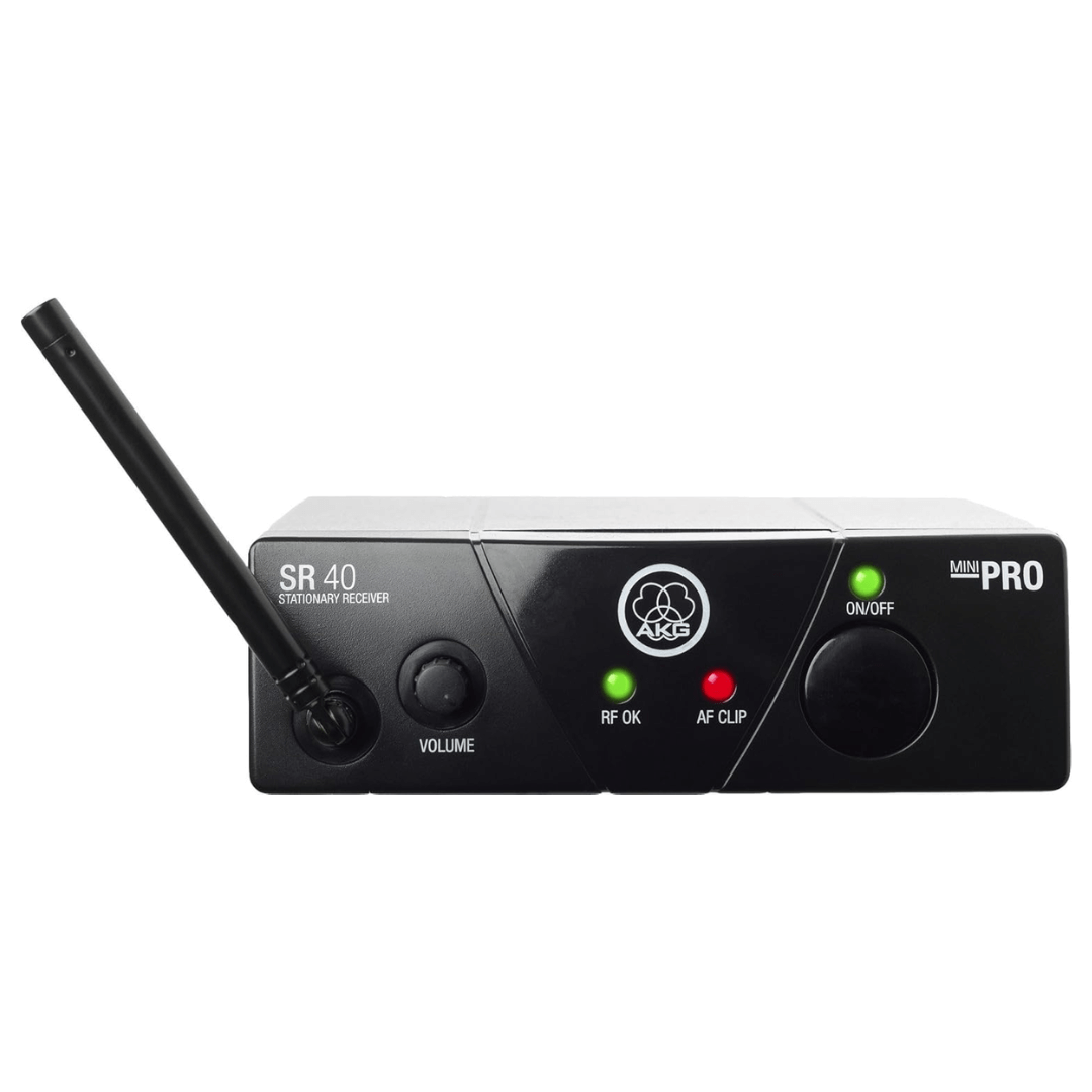 AKG WMS40 Mini Instrumental | Sistema Inalámbrico UHF para Guitarra y Bajo