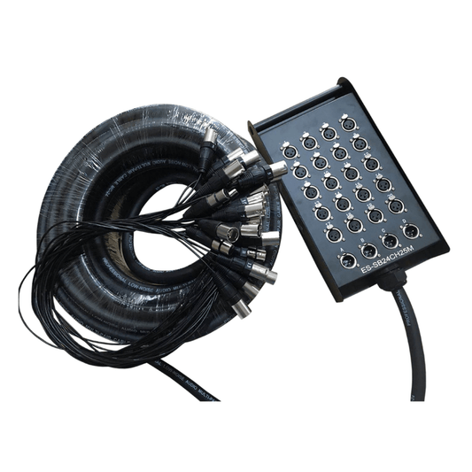 England Sound ES-SB24CH25M | Stagebox Profesional 24 Canales con Cable 25 m