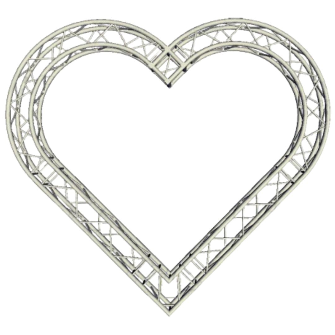Estructura Truss CORAZÓN 3.0m