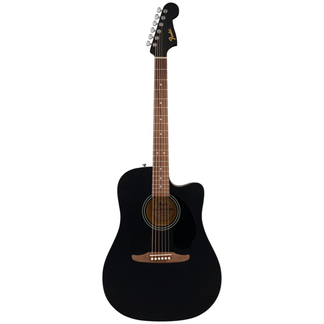 FENDER California Debut Redondo CE Black | Guitarra Electroacústica Profesional