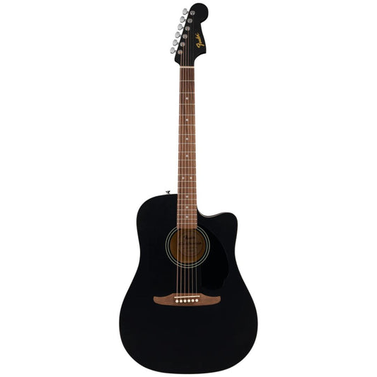 FENDER California Debut Redondo CE Black | Guitarra Electroacústica Profesional