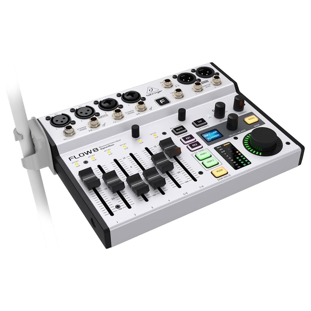 Behringer FLOW 8 | Mezcladora Digital Compacta con Control Bluetooth y Preamplificadores MIDAS