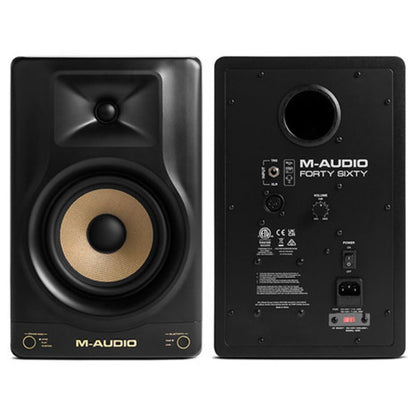 M-AUDIO Forty Sixty | Monitor De Estudio Activo Profesional Biamplificado