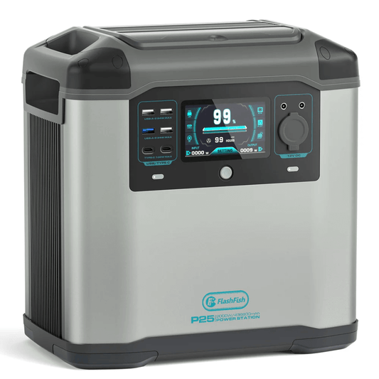 FlashFish P25 UPS | Estación de Energía Portátil 2000W – 1572Wh / 426.000mAh