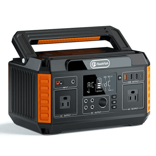FlashFish P60 | Estación de Energía Portátil 560W – 520Wh / 140.400mAh