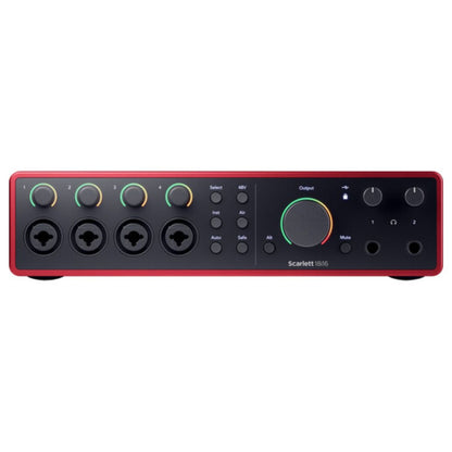 Focusrite Scarlett 18i16 4ta Gen | Interfaz de Audio USB Profesional 18 In / 16 Out con ADAT y MIDI