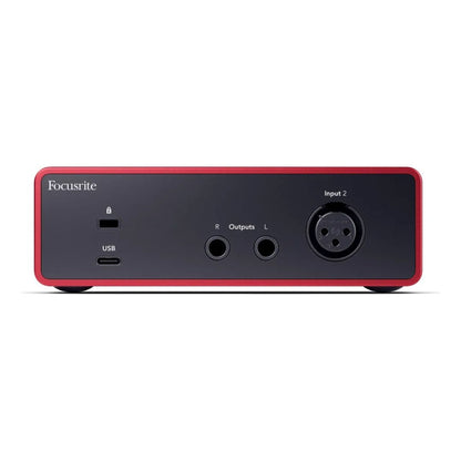 Focusrite Scarlett Solo 4ta Gen | Interfaz de Audio USB Profesional 2 In / 2 Out