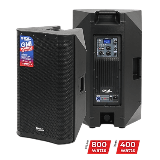 GMI SOUND LT15 LITE SERIES C/USB/DSP/BT | Caja Activa de 15''- 400W