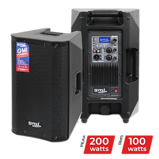 GMI SOUND PRO8 SERIES C/USB/DSP/BT | Caja Activa de 8''- 200W