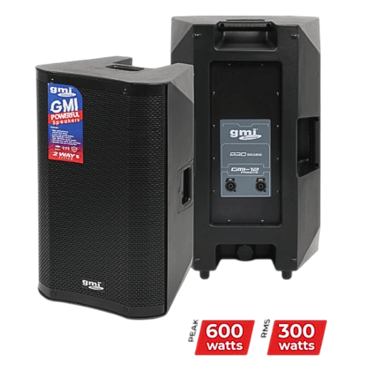 GMI SOUND 12 PASSIVE | Caja Activa de 12''- 600W 8 OHM PLASTICA