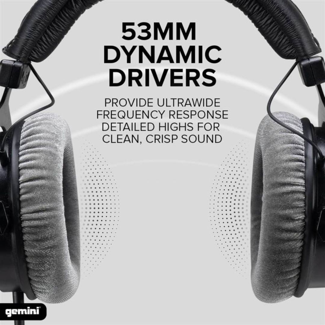 Gemini DJX-1000 | Audífonos Profesionales para DJ