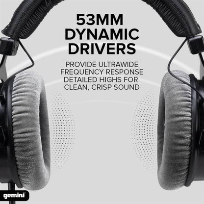 Gemini DJX-1000 | Audífonos Profesionales para DJ