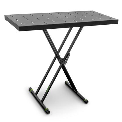 Gravity GKSX2RD | Pedestal X-Form Doble con Plataforma para DJ / Piano