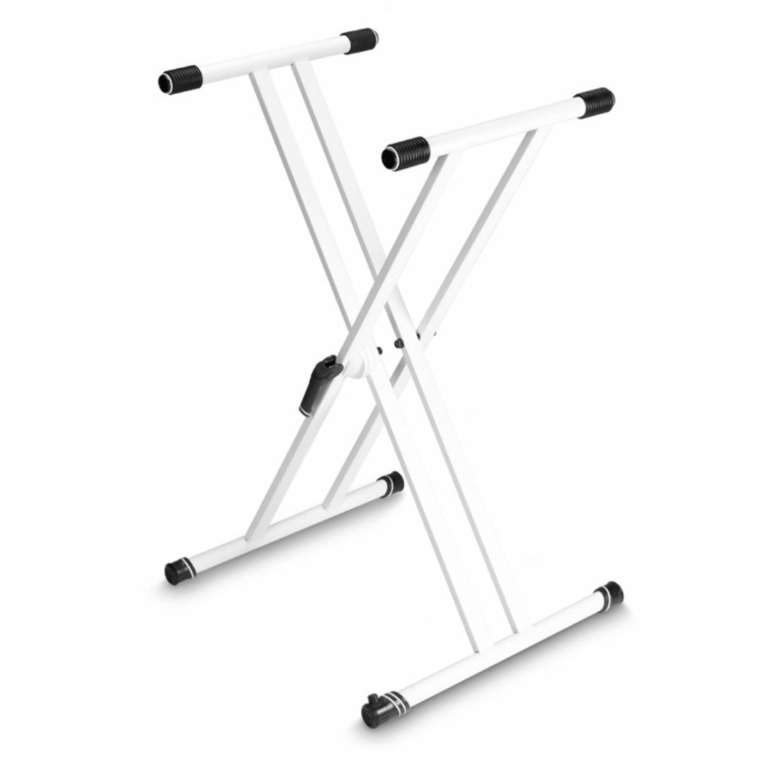 Gravity GKSX2W | Pedestal Doble para Piano / Teclado Blanco