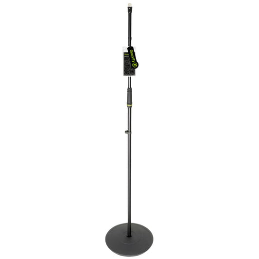 Gravity GMS23 | Pedestal Profesional para Micrófono con Base Redonda y Altura Ajustable