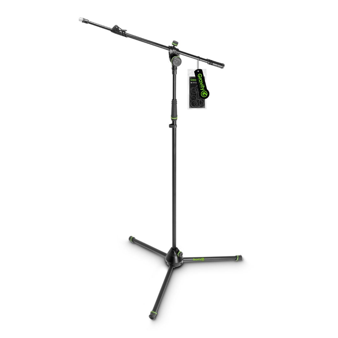 Gravity GMS4322B | Pedestal de Micrófono con Boom Telescópico Negro