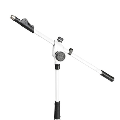 Gravity GMS4322W | Pedestal de Micrófono con Boom Telescópico Blanco