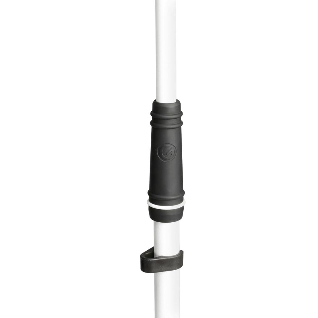 Gravity GMS4322W | Pedestal de Micrófono con Boom Telescópico Blanco
