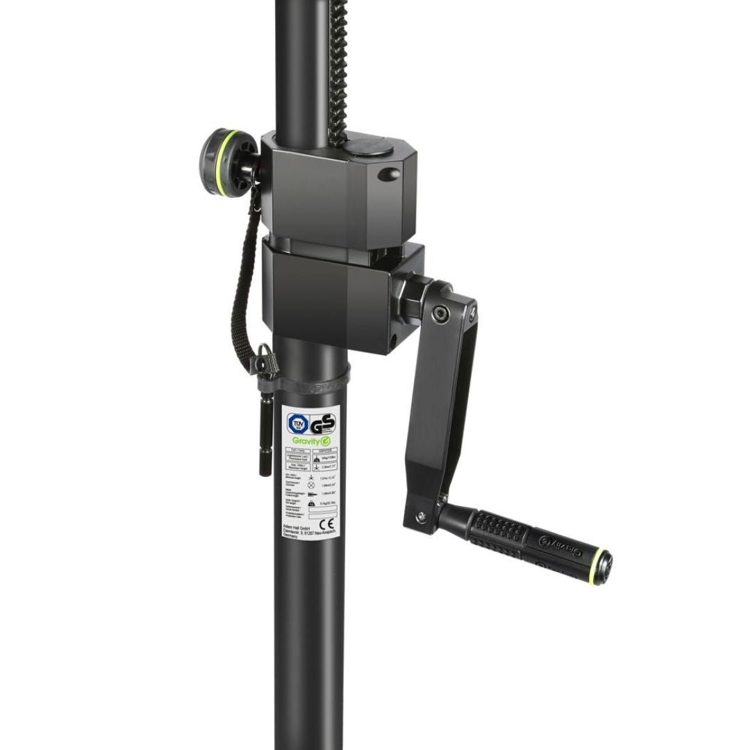 Gravity GSP4722B | Pedestal Trípode con Manivela para Altavoz