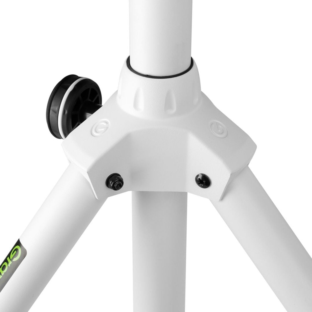 Gravity GSP5211W | Pedestal Profesional para Altavoz – Aluminio Blanco