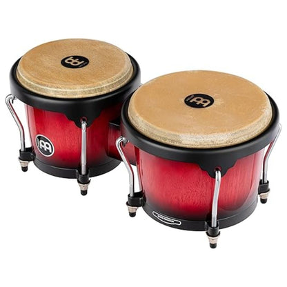 MEINL HB100WRB NT | Bongó 6.75” / 8” Headliner Rojo Vino Burst