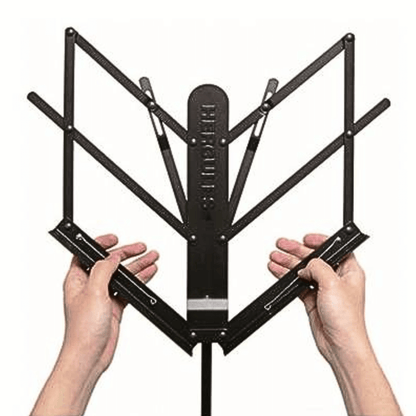 HERCULES BS100B | Atril Profesional para Partituras con Sistema EZ Angle Roller