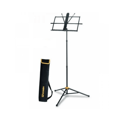 HERCULES BS118B | Atril Profesional Plegable con Sistema EZ Grip y EZ Angle Roller