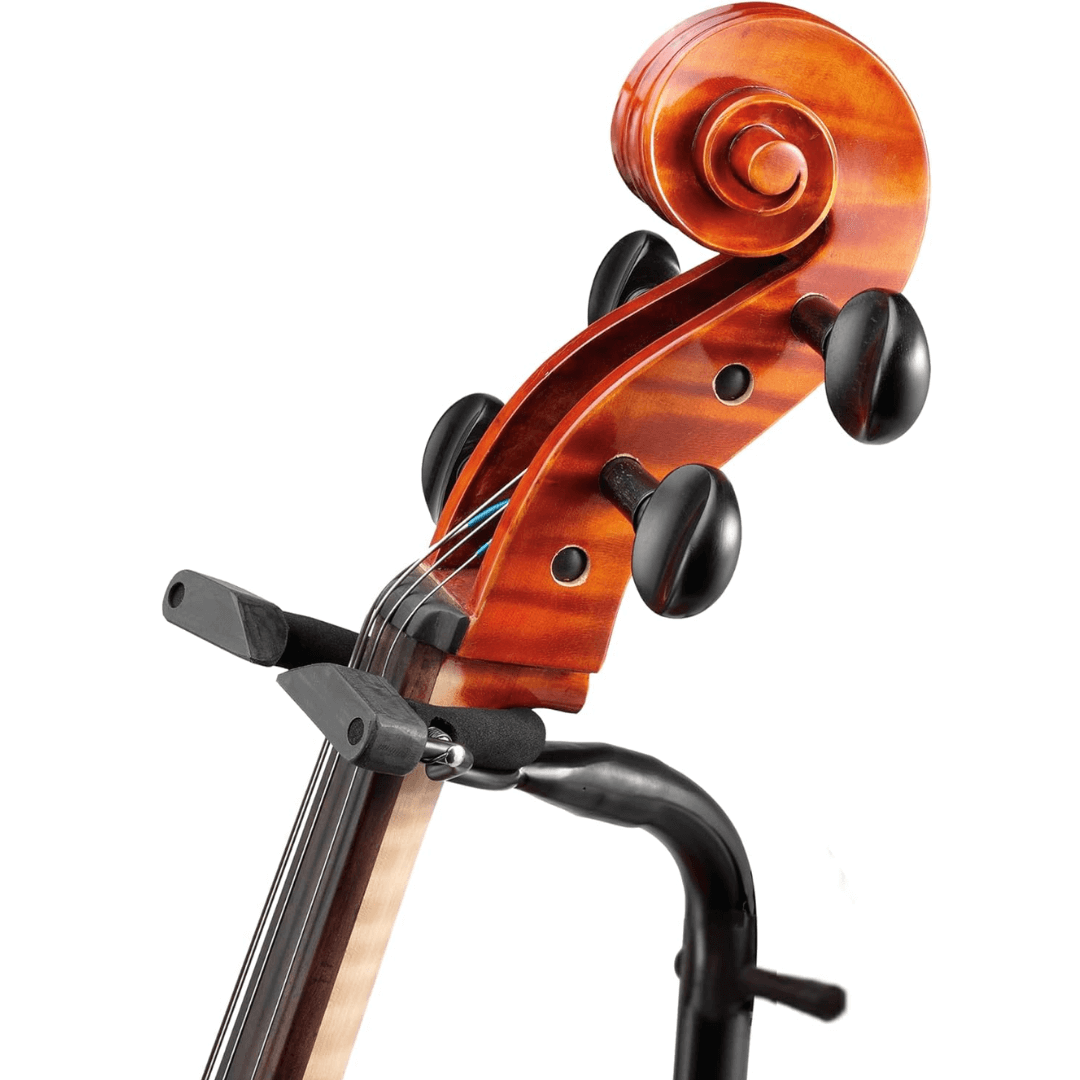 HERCULES DS580B | Pedestal Profesional para Cello con Sistema AGS