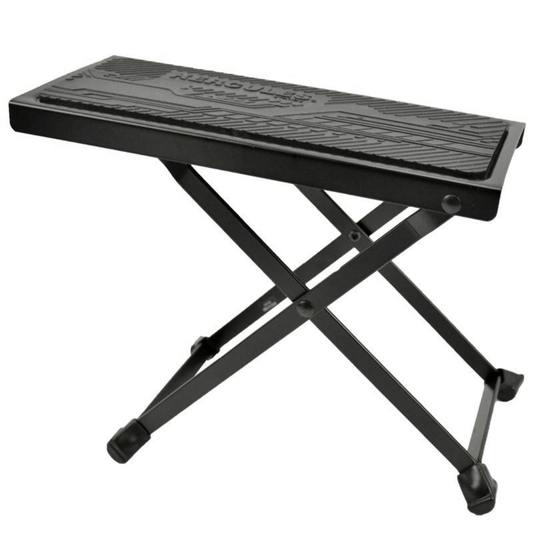 HERCULES FS100B | Reposapiés Ajustable Profesional para Guitarra