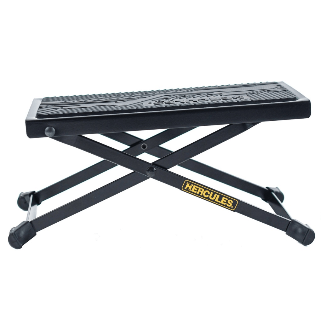HERCULES FS100B | Reposapiés Ajustable Profesional para Guitarra