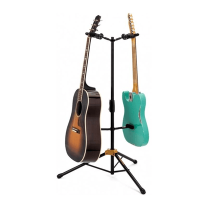 HERCULES GS422B | Pedestal Doble para Guitarras con Sistema Auto Grip (AGS)
