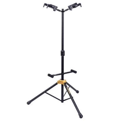 HERCULES GS422B | Pedestal Doble para Guitarras con Sistema Auto Grip (AGS)