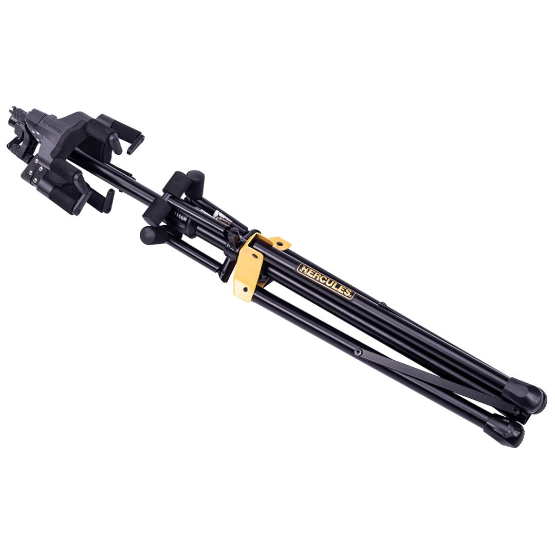 HERCULES GS432B | Pedestal Triple para Guitarras con Sistema Auto Grip (AGS)