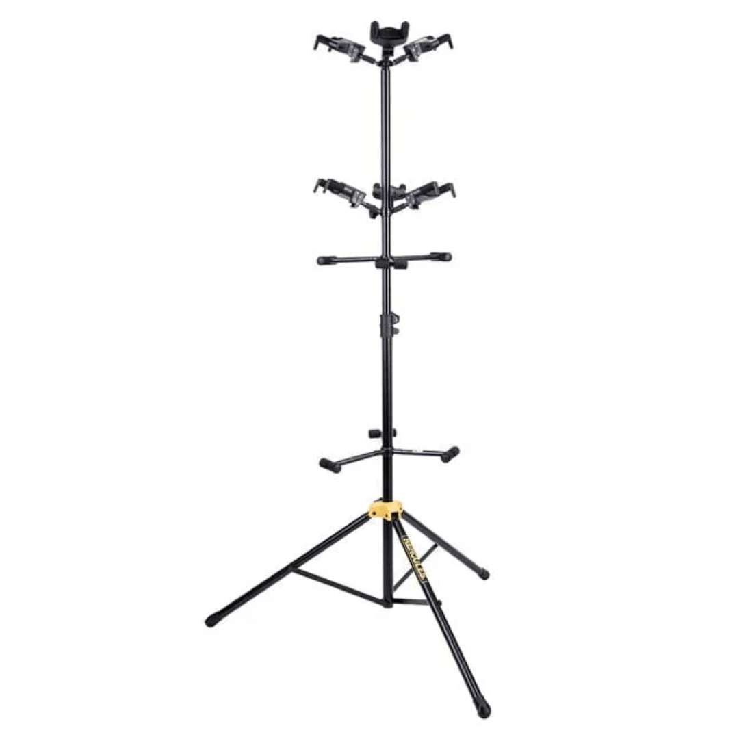 HERCULES GS526B | Pedestal de Guitarra para 6 Instrumentos con Sistema Auto Grip (AGS)
