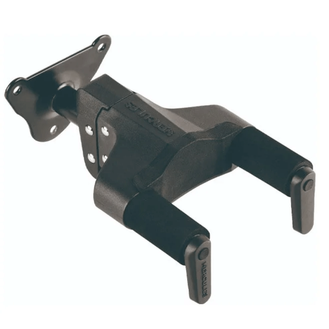 HERCULES GSP39WB | Pedestal de Pared para Guitarra y Bajo con Sistema Auto Grip (AGS)