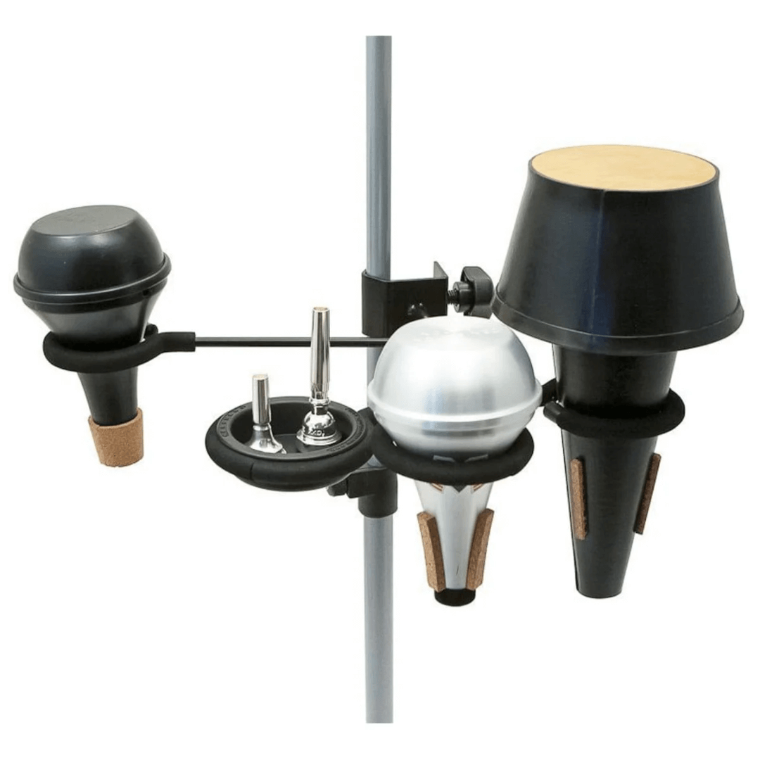 HERCULES HA100 | Pedestal para Mutes de Instrumentos de Viento con Rotación 270°