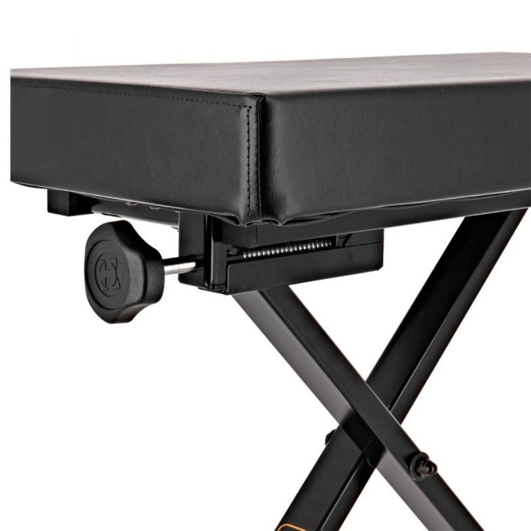 HERCULES KB200B | Banco Profesional para Teclado con Altura Ajustable