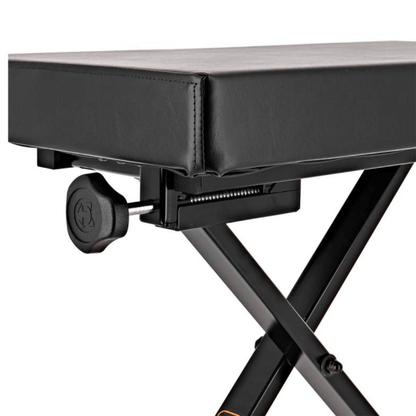 HERCULES KB200B | Banco Profesional para Teclado con Altura Ajustable