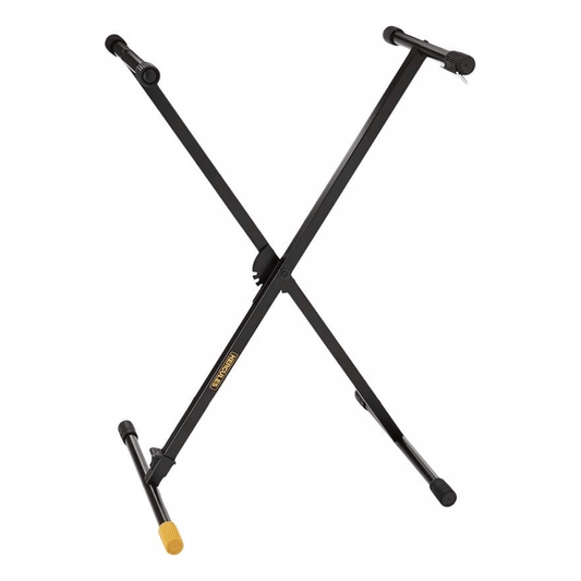 HERCULES KS100B | Pedestal de Teclado Tipo X con Sistema EZ Step