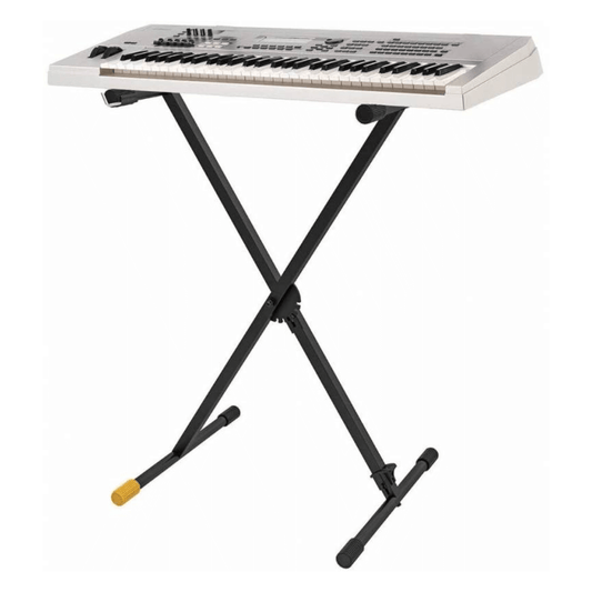 HERCULES KS100B | Pedestal de Teclado Tipo X con Sistema EZ Step