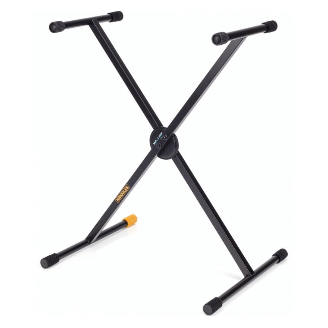 HERCULES KS110B | Pedestal de Teclado Tipo X con Sistema EZ-LOK