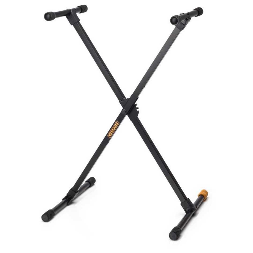 HERCULES KS118B | Pedestal de Teclado Tipo X con Sistema de Ajuste Trigger