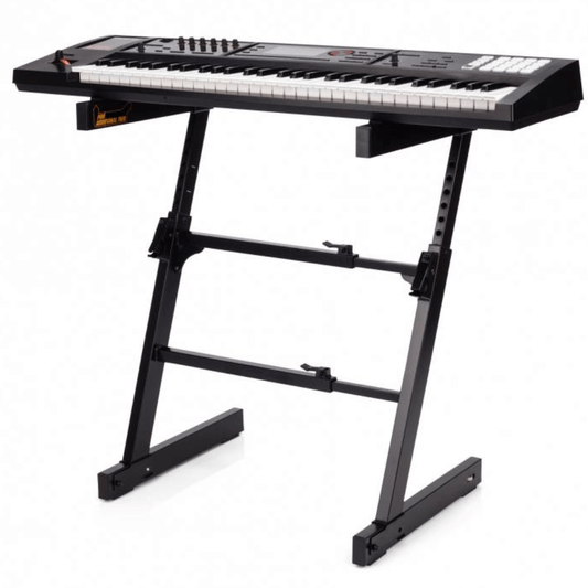 HERCULES KS400B | Pedestal de Teclado Tipo Z con Sistema AutoLock