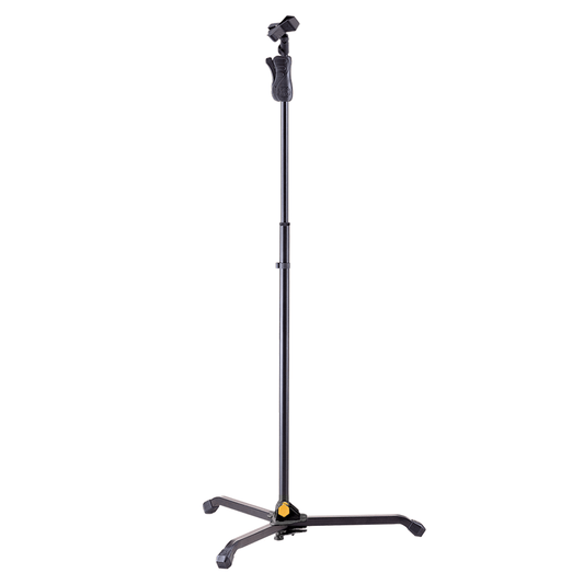 HERCULES MS401B | Soporte de Micrófono con Base Inclinable y Sistema Quick-N-EZ