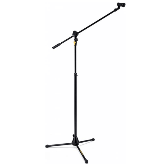 HERCULES MS632B | Soporte de Micrófono con Boom Extensible y Sistema EZ Grip