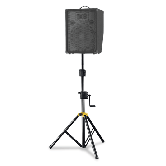 HERCULES SS710B | Soporte Profesional de Altavoz con Sistema de Manivela Quick-N-EZ