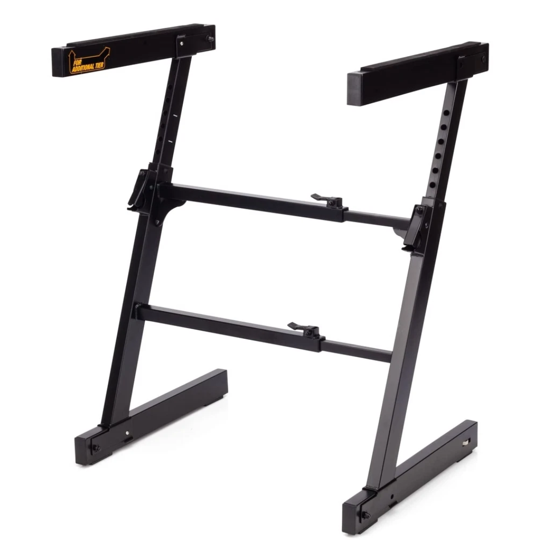 HERCULES KS400B | Pedestal de Teclado Tipo Z con Sistema AutoLock