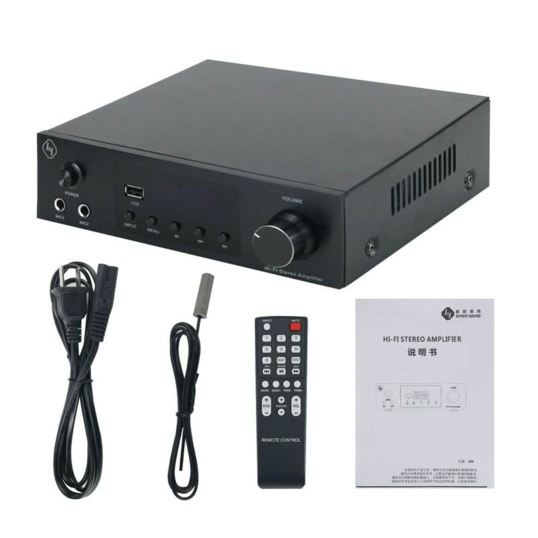 HYPER SOUND AV-280 | Amplificador para Teatro en Casa 2.1