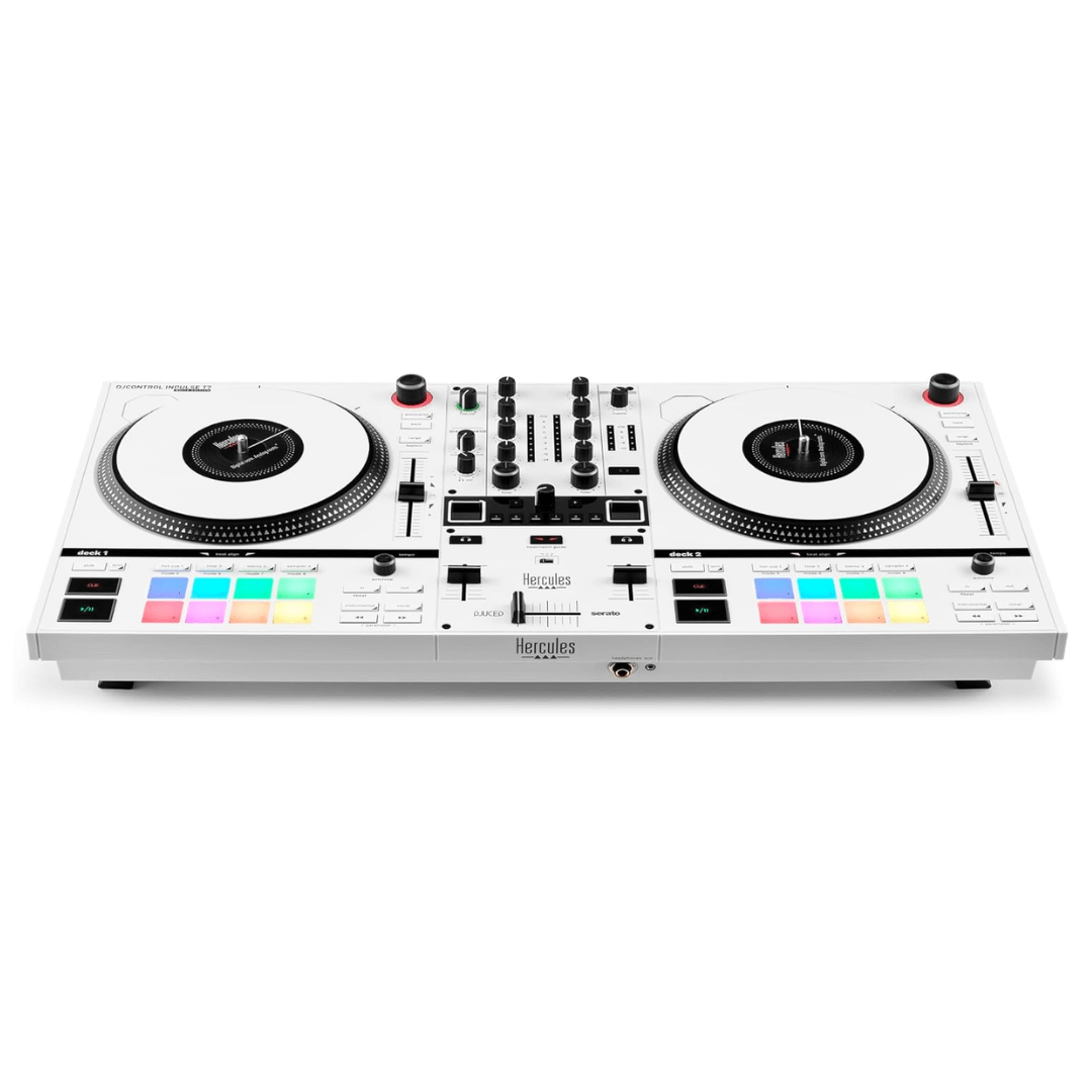 Hercules DJControl Inpulse T7 White | Controlador DJ Motorizado – Edición Especial