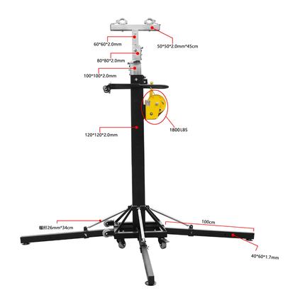 Honor LiftStand LS-8 | Elevador Reforzado de Alta Carga